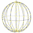 Decoratiebal 192 LED warmwit 59,5x59,5x63 cm metaal