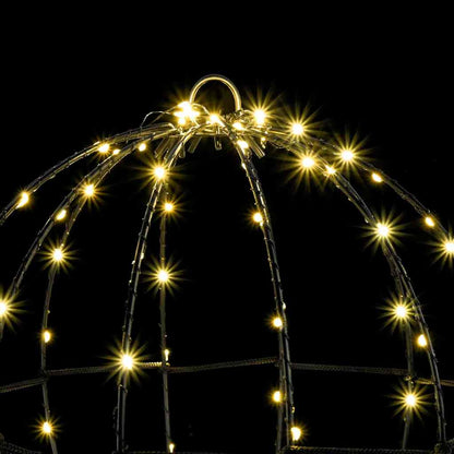 Bal Met 192 Led 2 Pcs 30 X 30 X 32 Cm Metaal 2