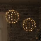 Ball With 192 LED 2 Pcs 30 X 30 X 32 Cm Metal 2