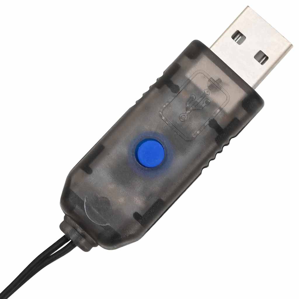 Bal met 192 LED 2 pcs Warmwit 40 cm Metaal