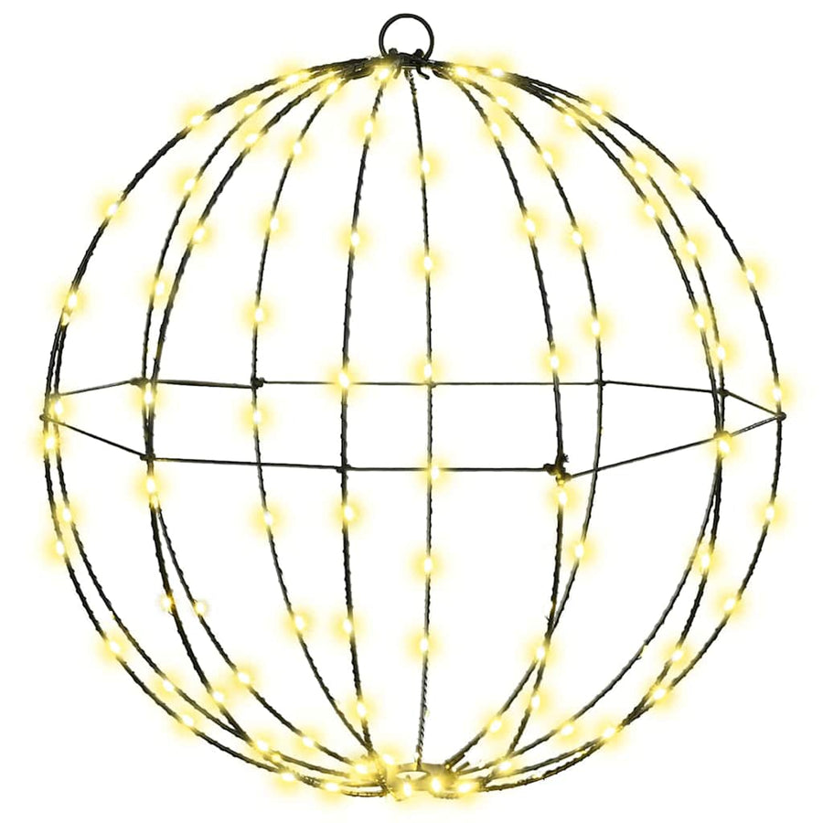Bal met 192 LED 2 pcs Warmwit 40 cm Metaal