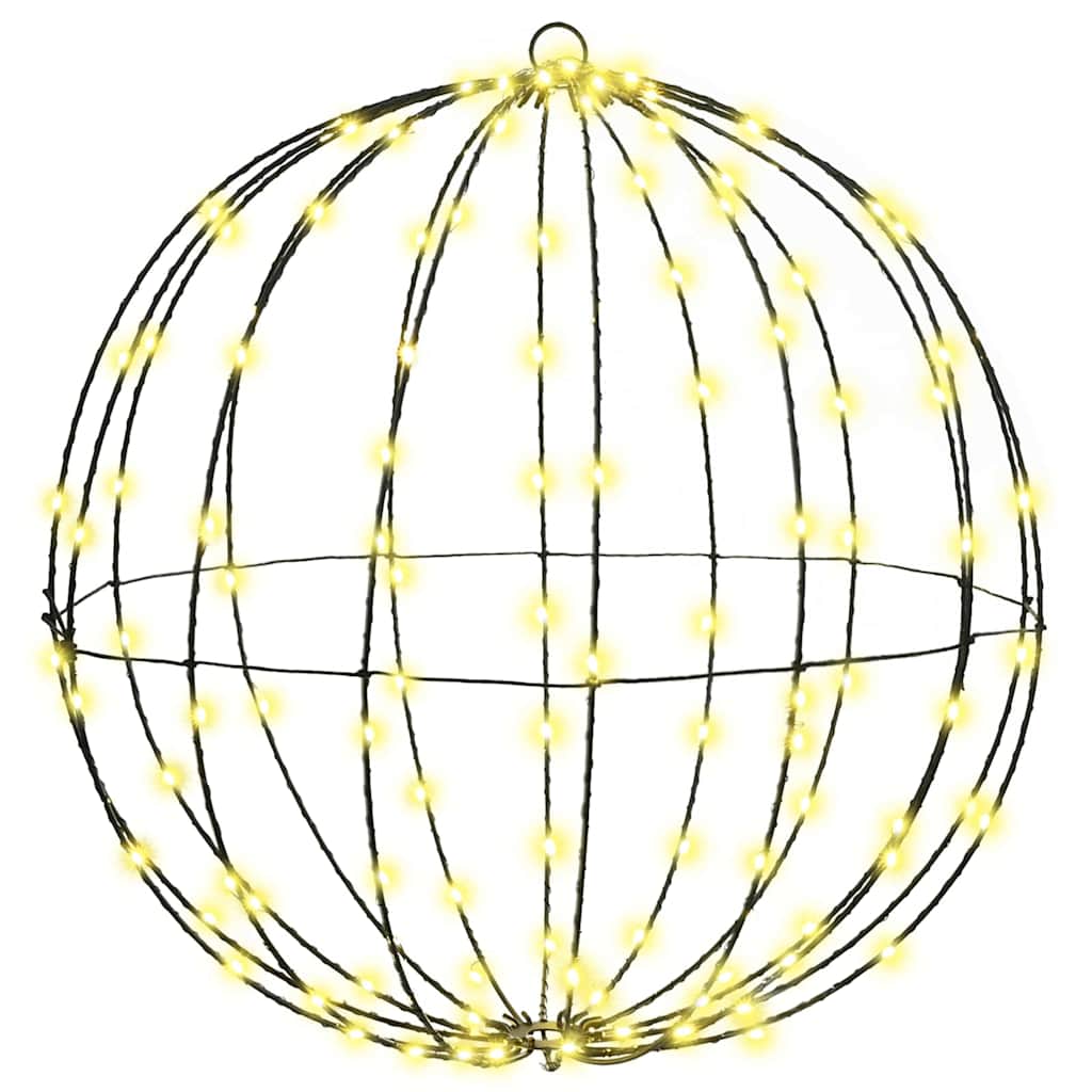 Bal 2 st Warmwit 50 x 50 x 52 cm Metaal 320 LED's