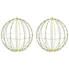 Decoratie bal 384 LED warmwit 59,5 cm metaal