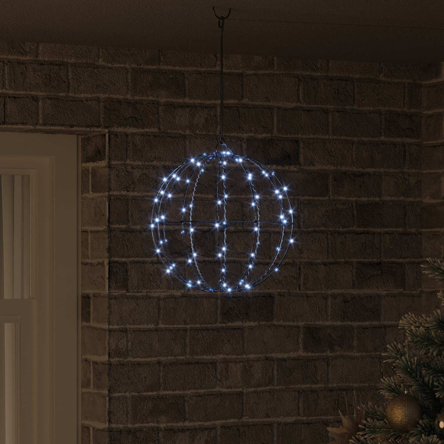 Bal 96 LED's Koudwit 31,5 x 31,5 x 32 cm Metaal