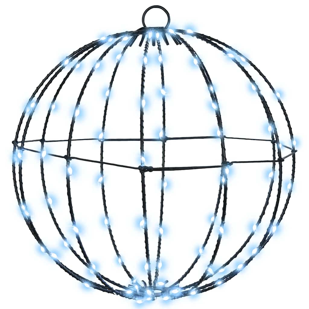 Bal 96 LED's Koudwit 31,5 x 31,5 x 32 cm Metaal