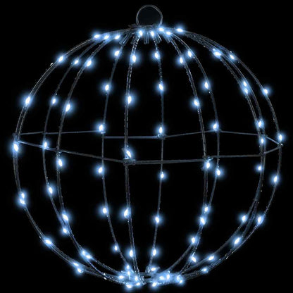 Bal 96 LED's Koudwit 31,5 x 31,5 x 32 cm Metaal