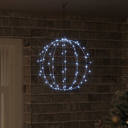 Kerstdecoratie bal 120 LED koudwit metaal 40,5 cm