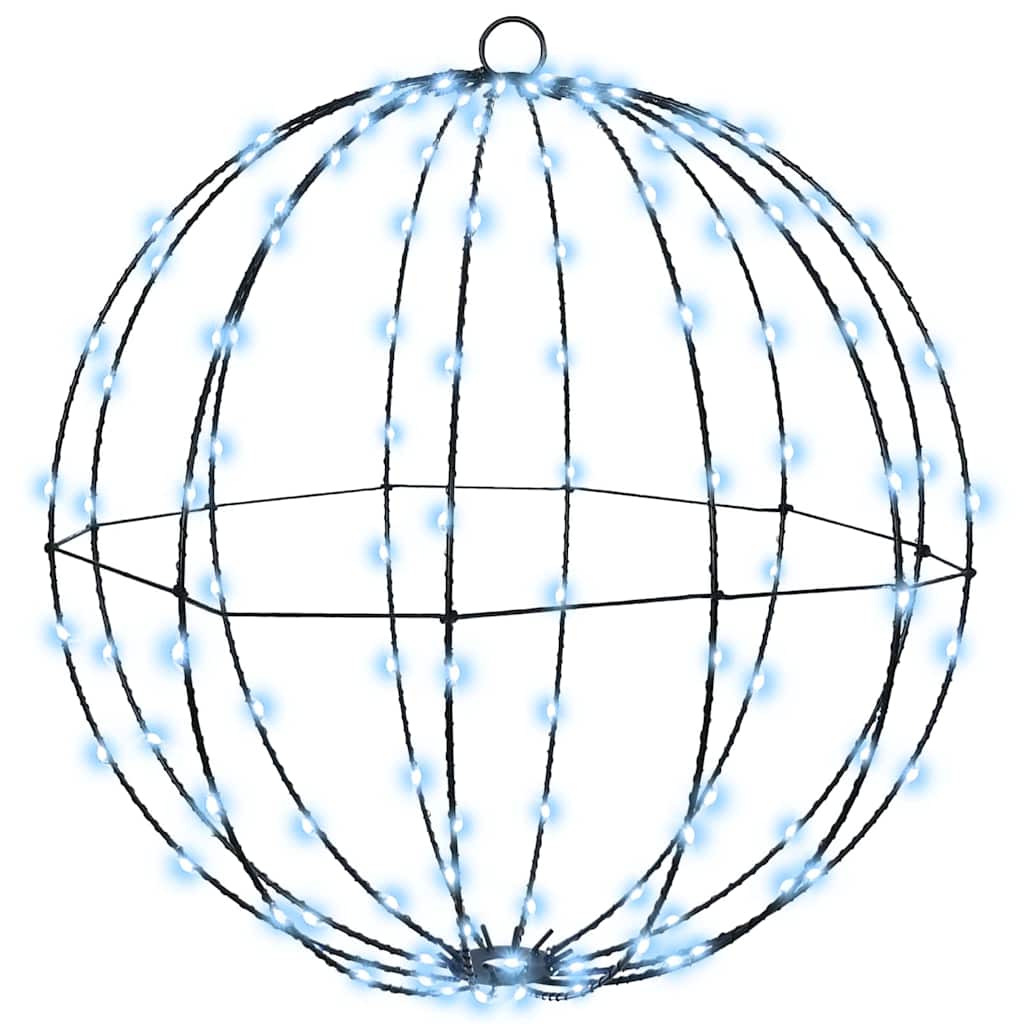 Bal met 160 LED Koudwit 50 cm Metaal