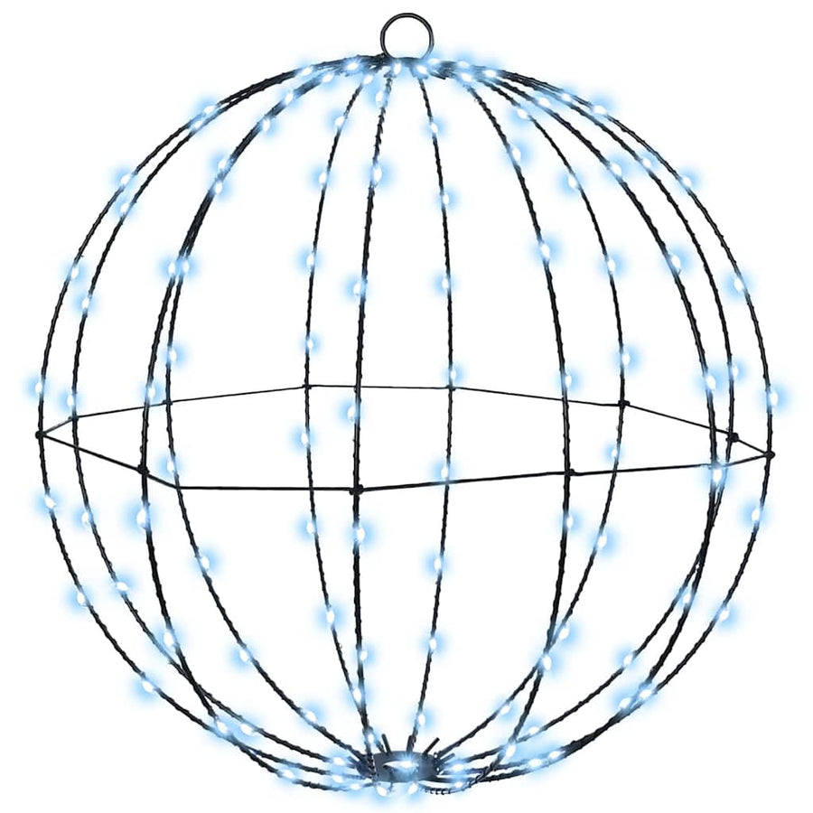 Bal 2 st 192 LED's Koudwit 40,5 x 40,5 x 42 cm Metaal