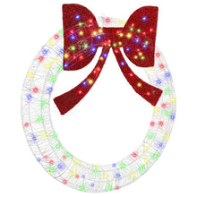 Krans met LED -striplichten Multikleur 120 cm Acryl