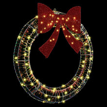 Krans met 80 LED Warmwit 90 cm PET