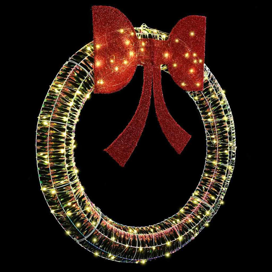 Krans met 150 LED Warmwit 120 cm PET