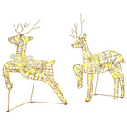 LED Reindeer with 40 LED 2 pcs Warm White PET