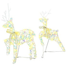 LED Reindeer with 40 LED 2 pcs Warm White PET