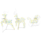 LED Reindeer with 60 LED 3 pcs Warm White PET