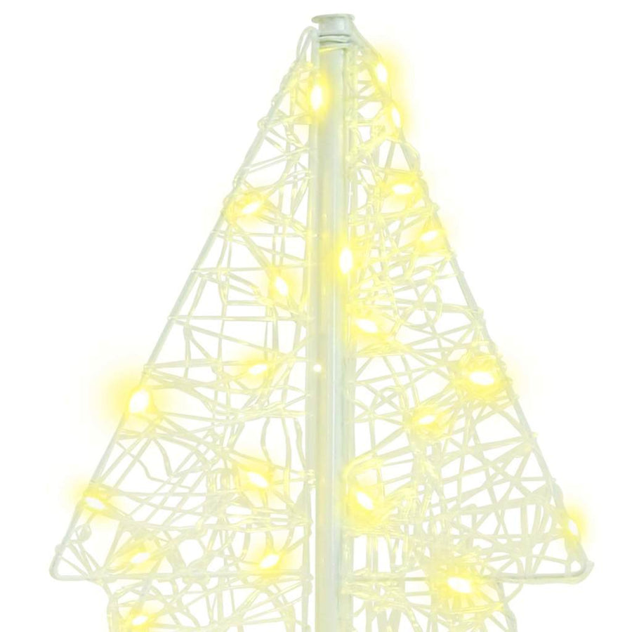 Kerstboom met 160 LED Warmwit 150 cm Acryl