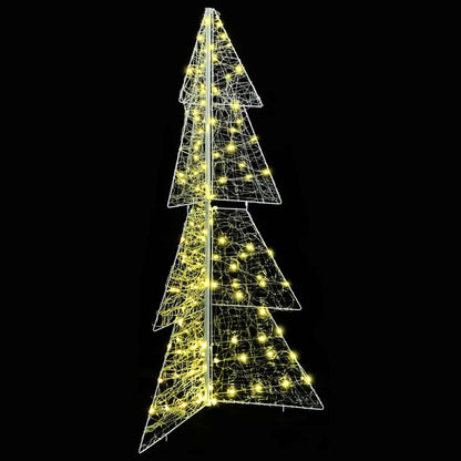 Kerstboom met 160 LED Warmwit 150 cm Acryl