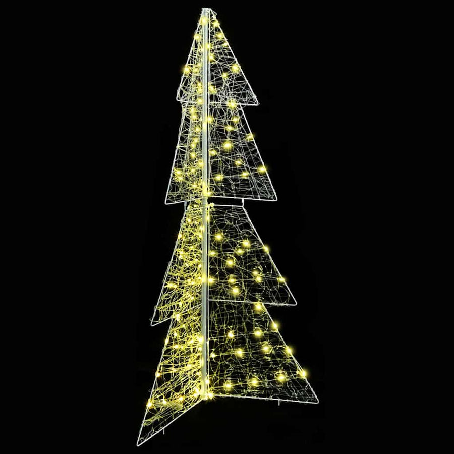 Kerstboom met 160 LED Warmwit 150 cm Acryl