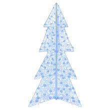 Kerstboom met 160 LED Blauw 150 cm Acryl