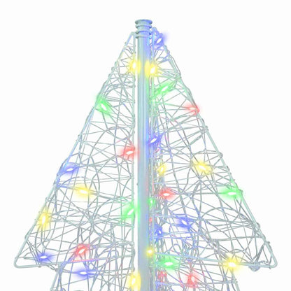 Kerstboom met 160 LED Multikleur 150 cm Acryl