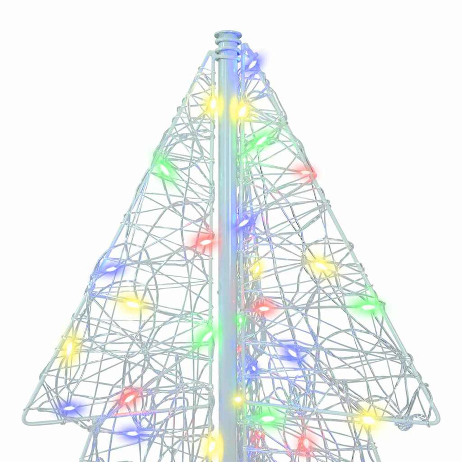 Kerstboom met 160 LED Multikleur 150 cm Acryl