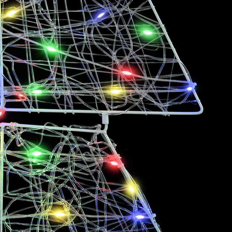Kerstboom met 160 LED Multikleur 150 cm Acryl