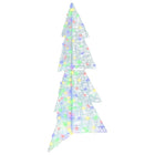 Christmas Tree with 160 LED Multicolor 150 cm Acrylic