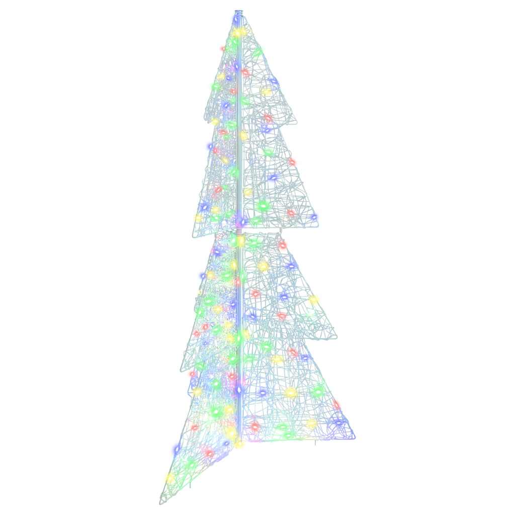 Kerstboom met 160 LED Multikleur 150 cm Acryl