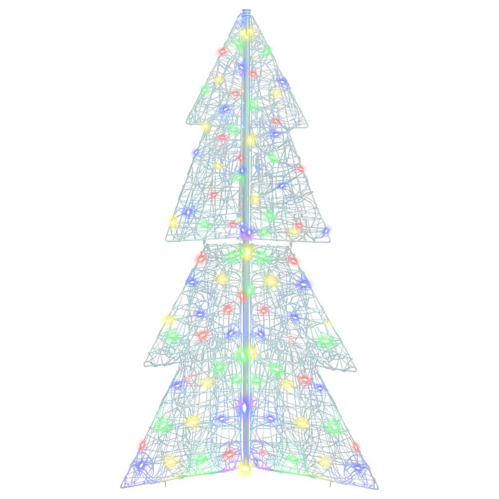 Kerstboom met 160 LED Multikleur 150 cm Acryl
