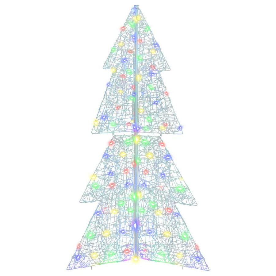 Kerstboom met 160 LED Multikleur 150 cm Acryl
