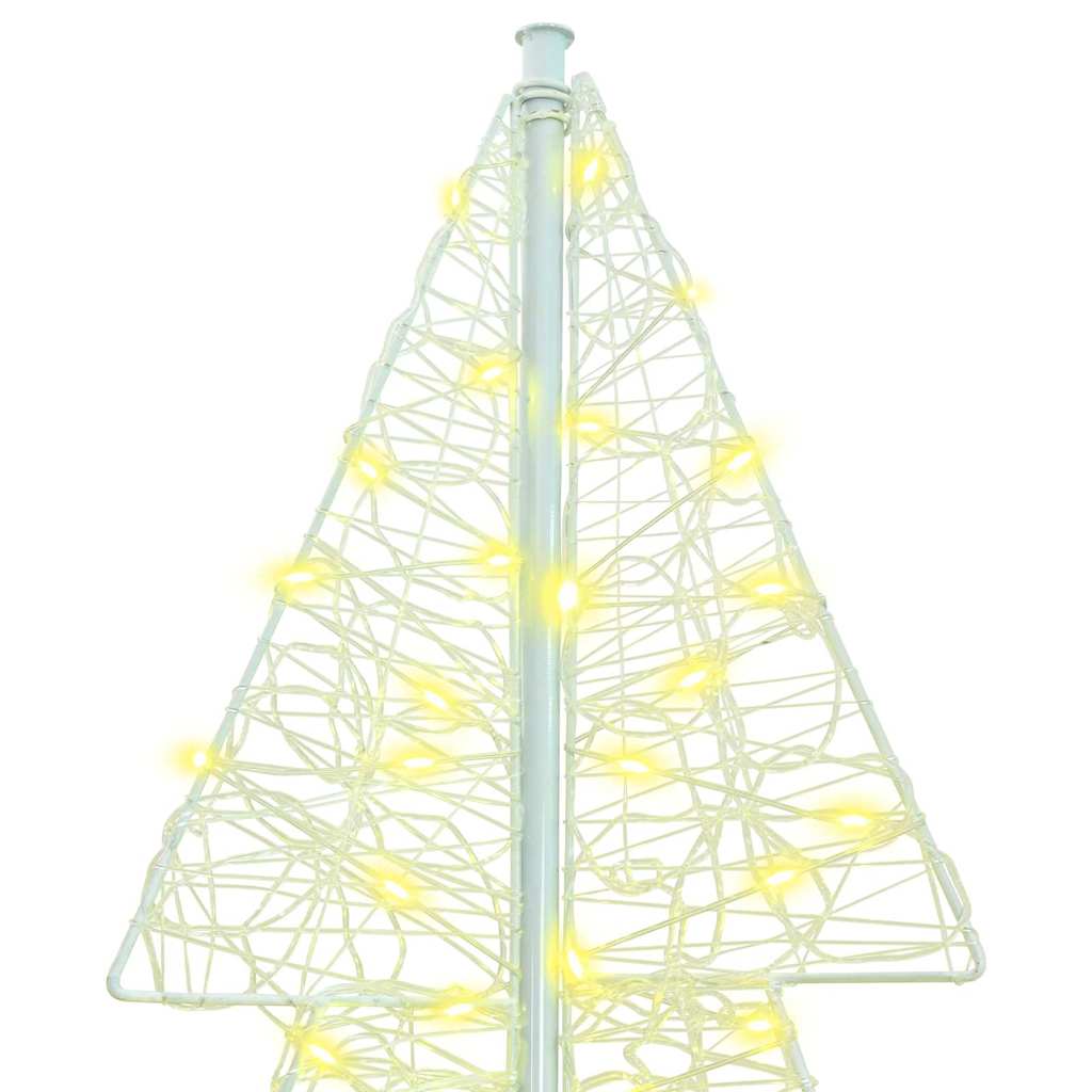 Kerstboom met 240 LED Warmwit 180 cm Acryl