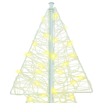 Kerstboom met 240 LED Warmwit 180 cm Acryl