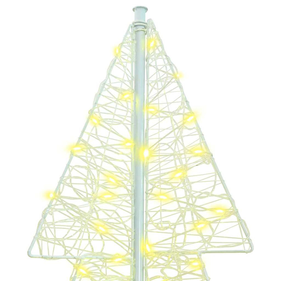 Kerstboom met 240 LED Warmwit 180 cm Acryl