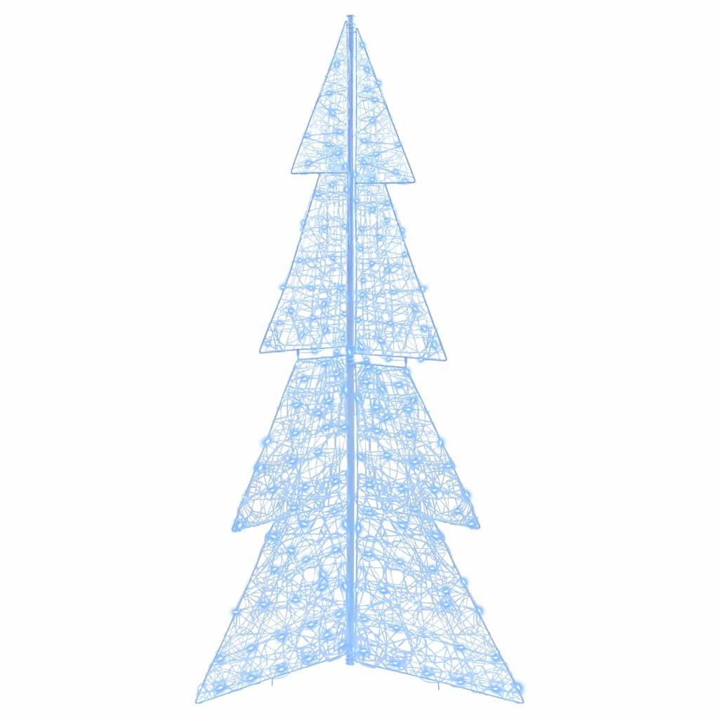 Kerstboom met 240 LED Koud Wit 180 cm Acryl