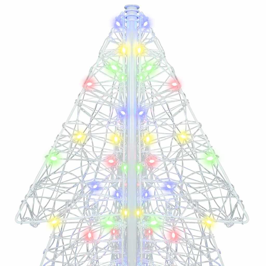 Kerstboom met 240 LED Multikleur 180 cm Acryl