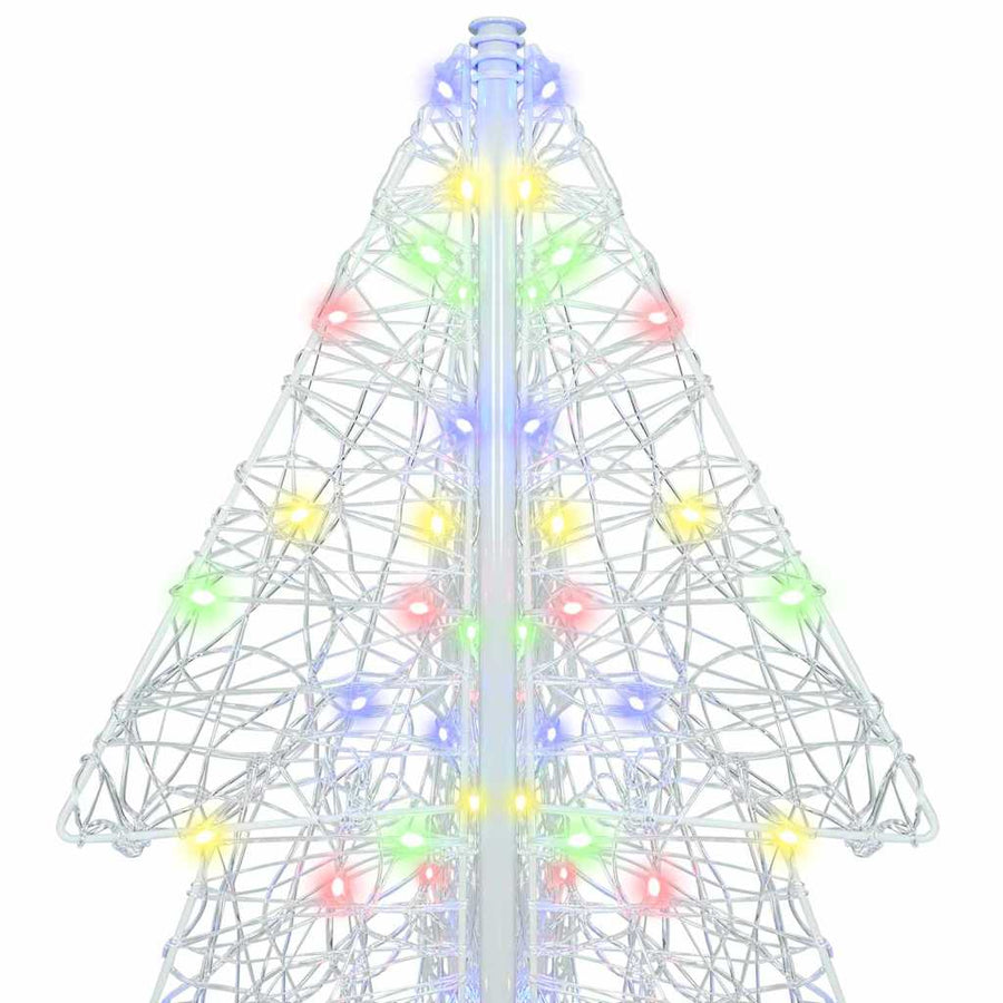 Kerstboom met 240 LED Multikleur 180 cm Acryl