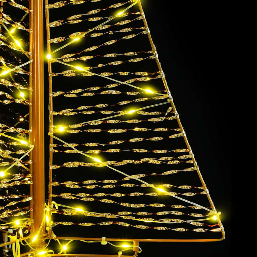 Kerstboom met 160 LED Warmwit 150 cm PET