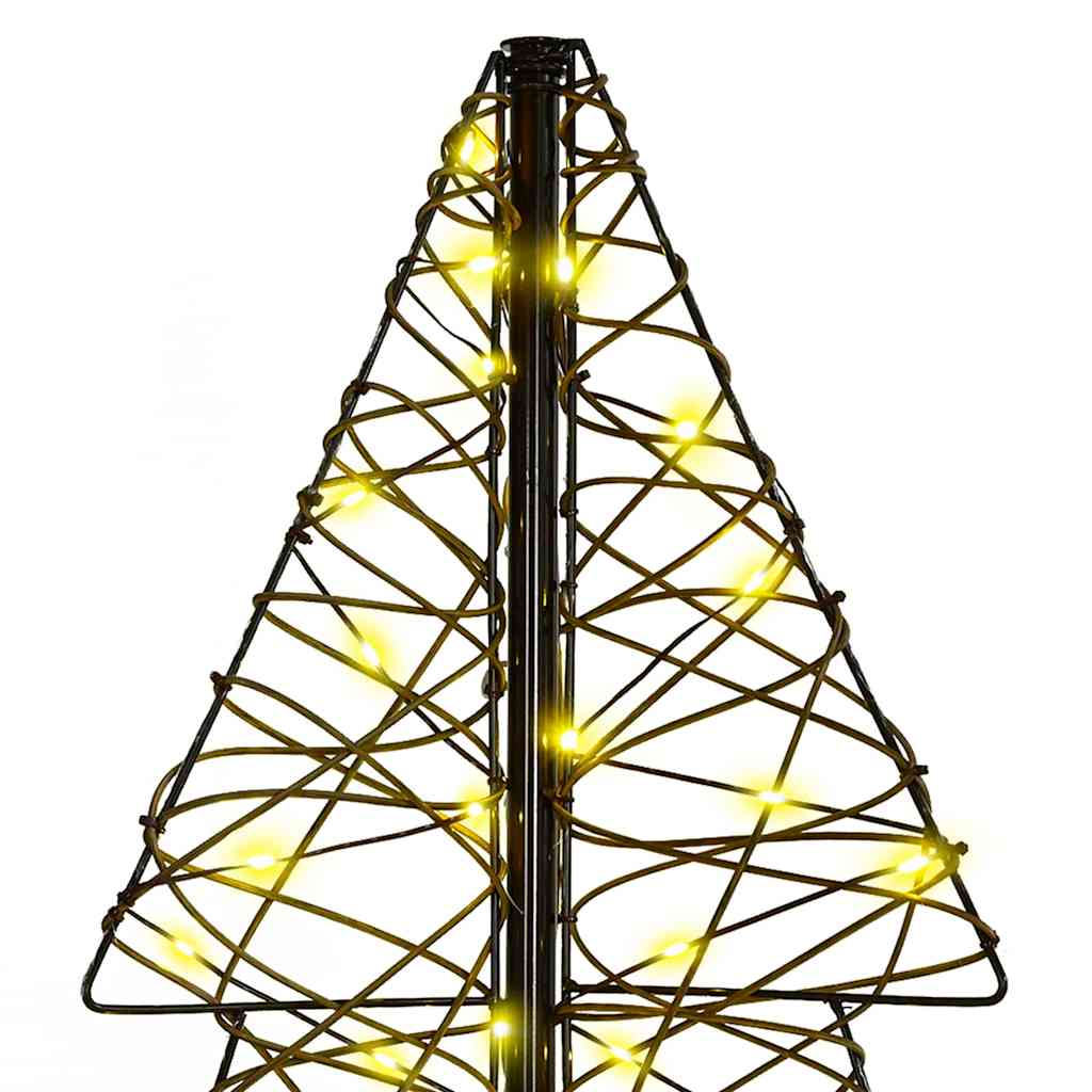 Kerstboom met 160 LED Warmwit 150 cm Rattan