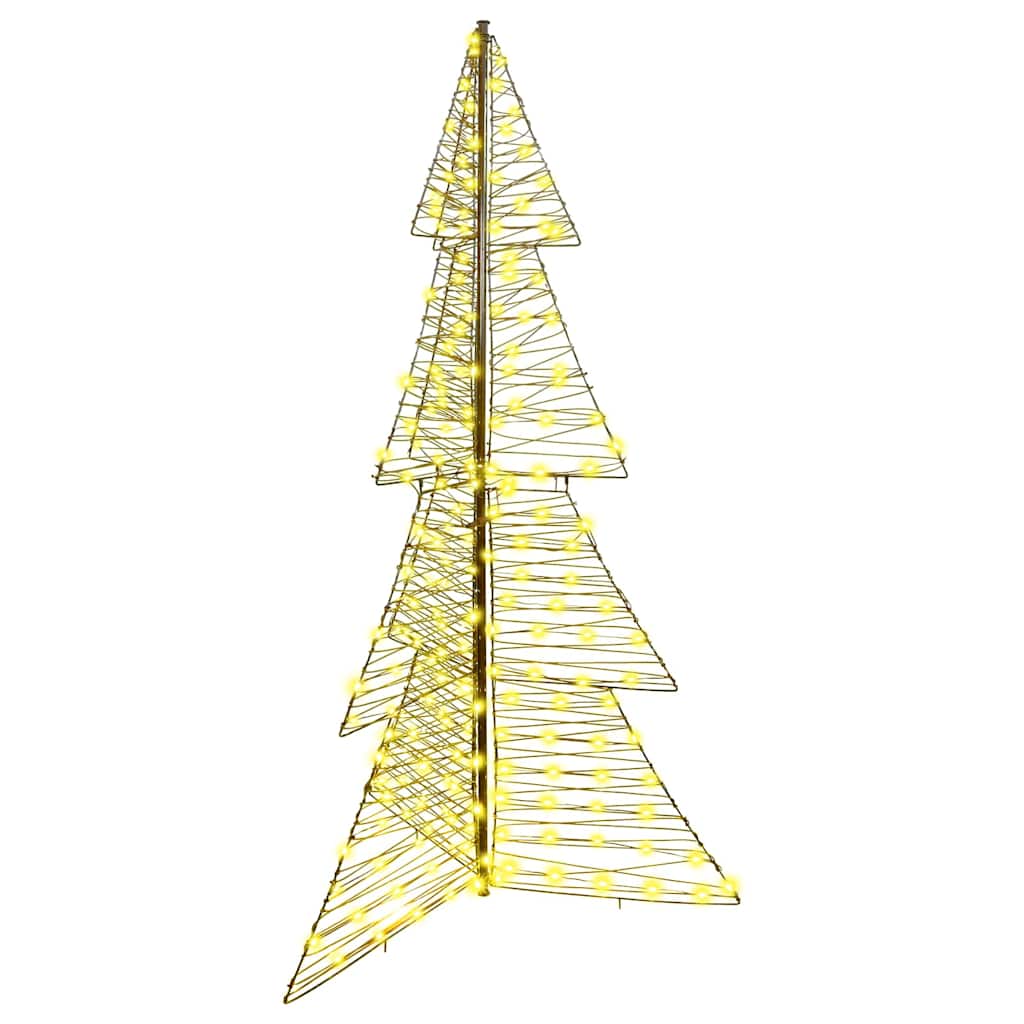 Kerstboom met 240 LED Warmwit 180 cm Rattan