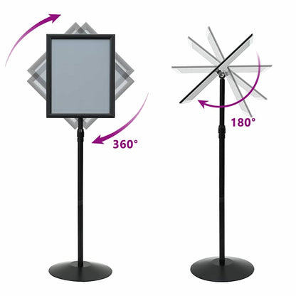 Posterstandaard Zwart a3 Aluminium en PVC