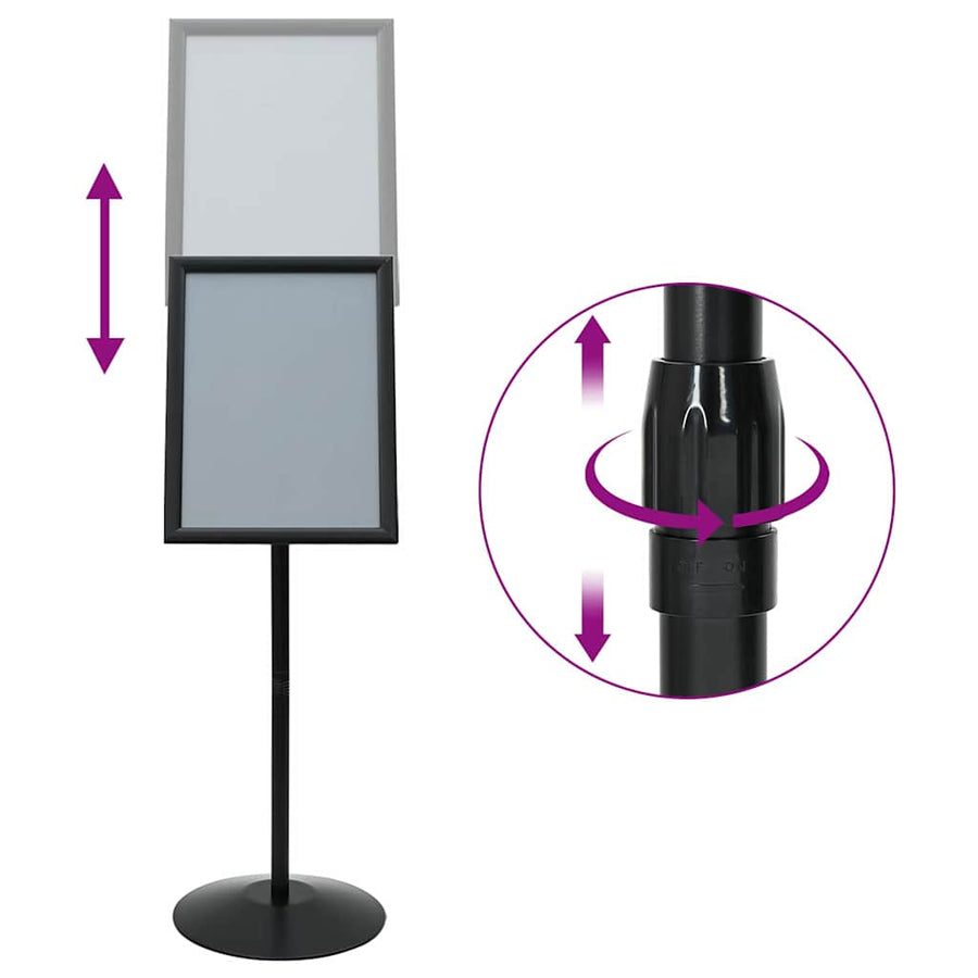 Posterstandaard Zwart a3 Aluminium en PVC