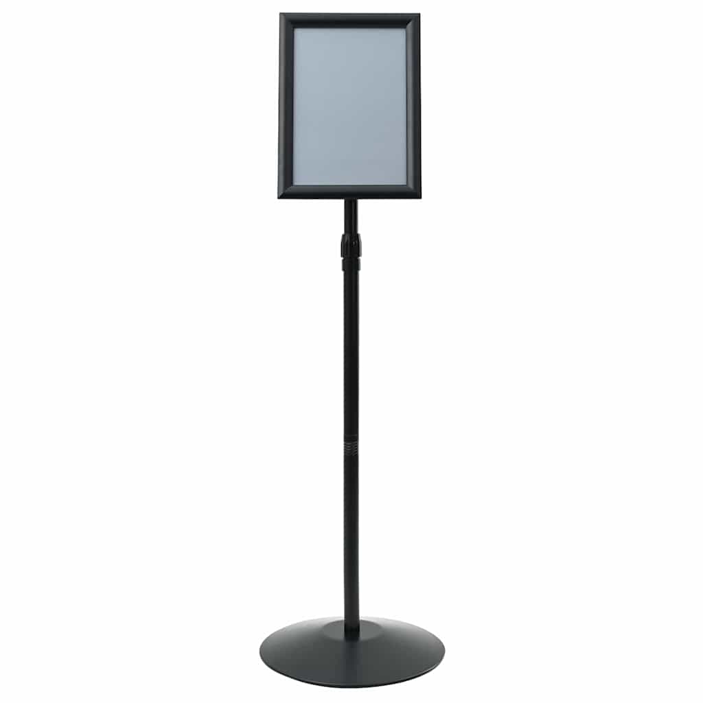 Pedestal Posterstand Zwart a4 Aluminium en PVC