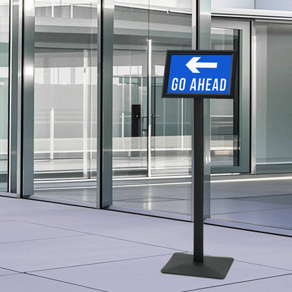Pedestal Posterstand Zilver a4 Gietijzer