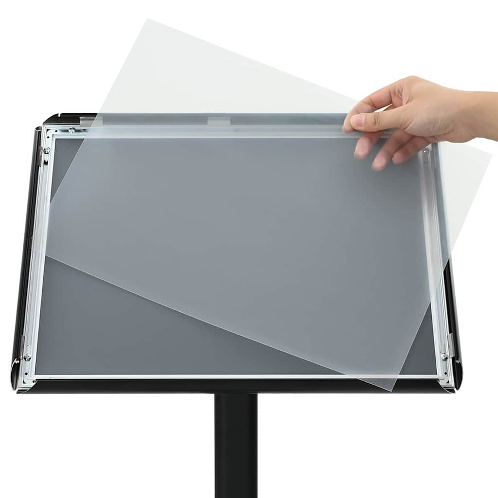 Pedestal Posterstand Zilver a4 Gietijzer