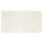 Nep schapenvacht tapijt 60x110 cm wit polyester