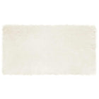 Nep schapenvacht tapijt 80x150 cm wit polyester
