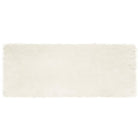 Nep schapenvacht tapijt 80x200 cm wit polyester