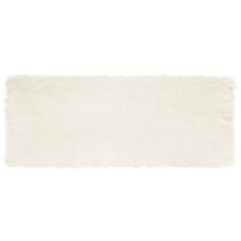 Nepleer Schapenvacht Tapijt Wit 80 x 200 cm Polyester