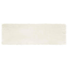 Nep schapenvacht tapijt wit 250x80 cm polyester