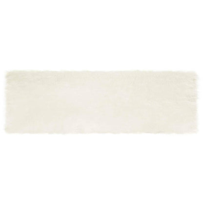 Tapijten Wit 80 x 250 cm Acryl, polyester